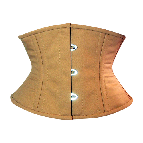 Beige cotton Waspie Corset